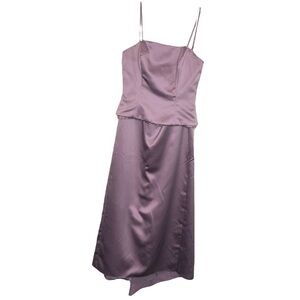 New OCCASIONS JUST SEPARATES Lavender Satin 2-Piece Strapless Skirt Set- Size 10